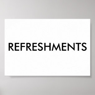 AFFICHE RAFRAÎCHISSEMENTS
