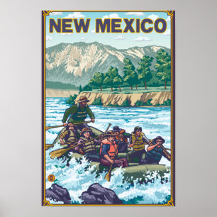 Affiche Rafting fluvial Nouveau-Mexique