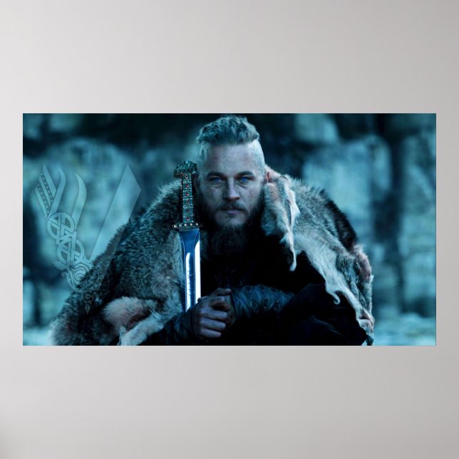 Affiche Ragnar Lothbrok viking (Devant)