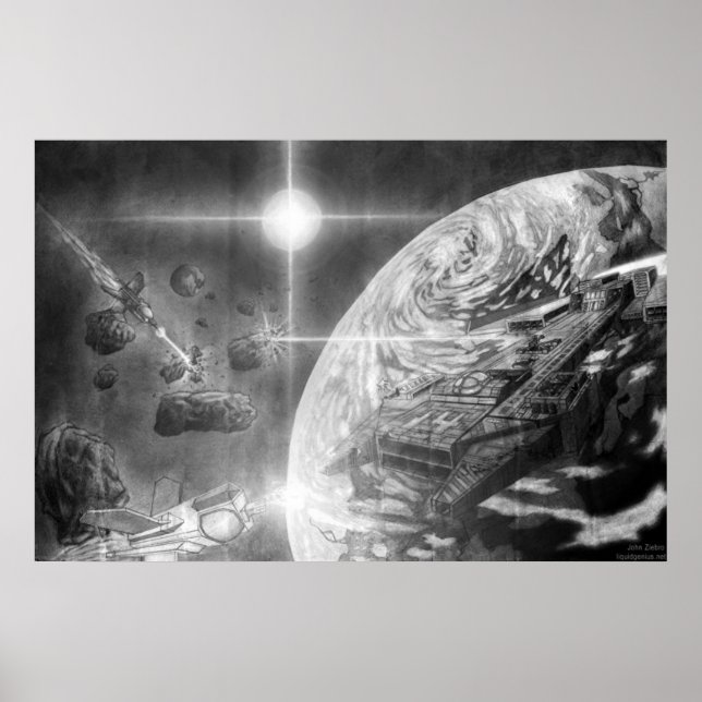 Affiche Raiders spatiaux (Devant)