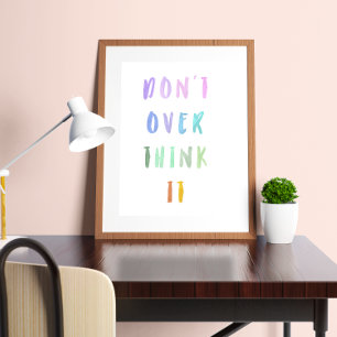 Affiche Rainbow Affirmation Enfants Nursery