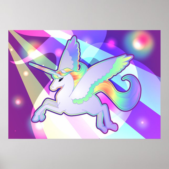 Affiche Rainbow Alicorn (Devant)