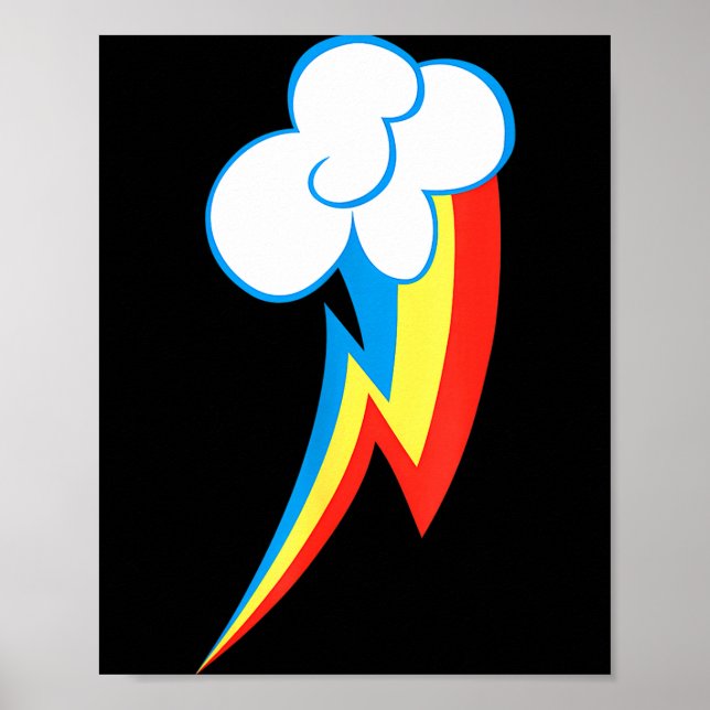 Affiche Rainbow Dash Cuties Mark  (Devant)
