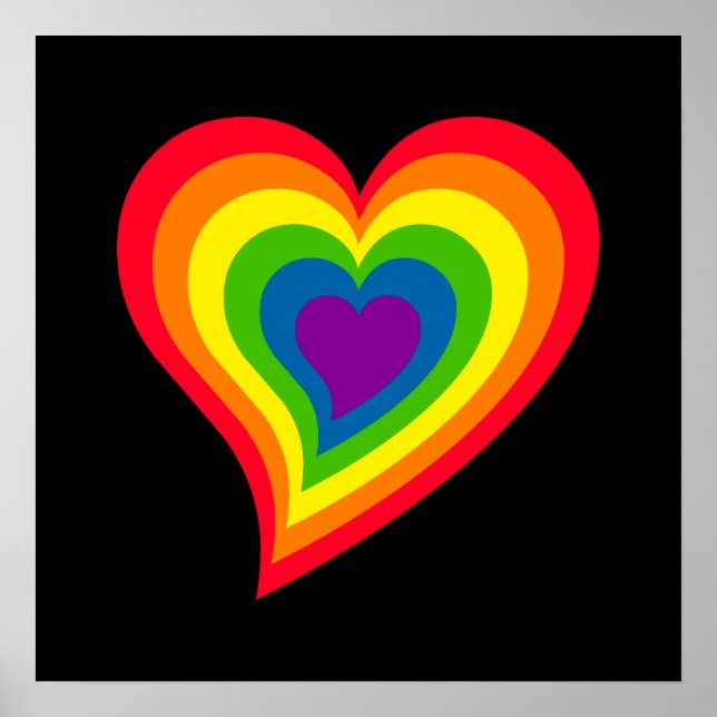 Affiche Rainbow Heart (Devant)