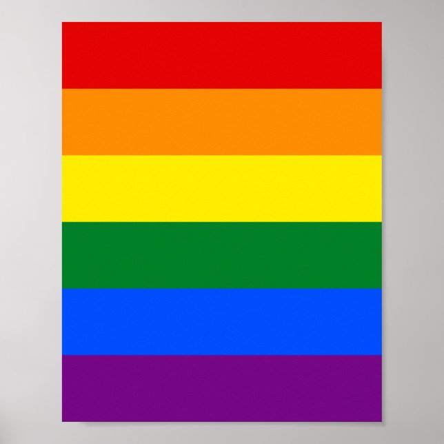 Affiche Rainbow (LGBT) Flag (Devant)