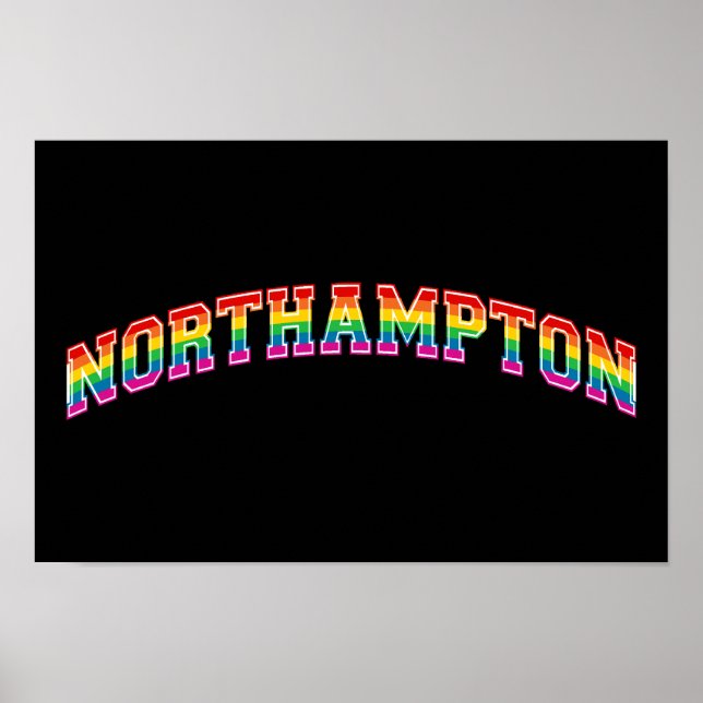 Affiche Rainbow Northampton (Devant)