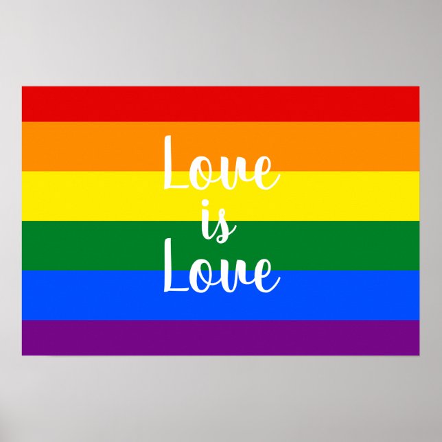 Affiche Rainbow pride - (Devant)