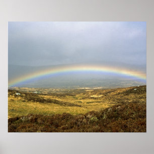 Affiche Rainbow Rannoch Moor Scotland