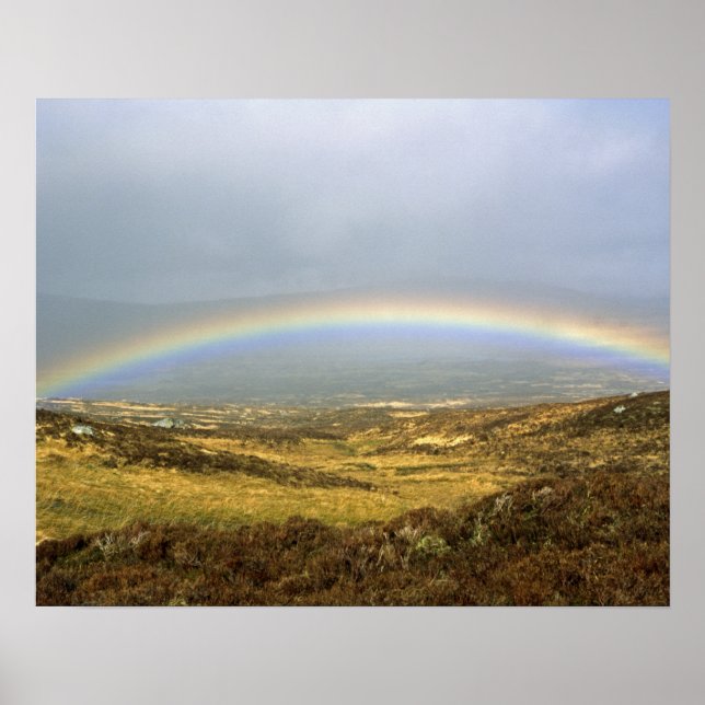 Affiche Rainbow Rannoch Moor Scotland (Devant)