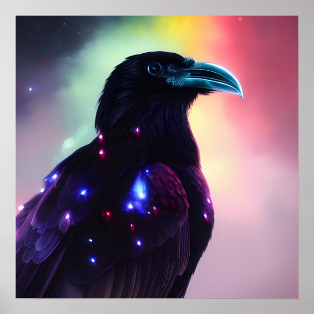 Affiche Rainbow Raven (Devant)