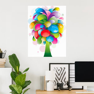 Affiche Rainbow Tree