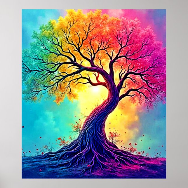 Affiche  Rainbow Tree: Roots of Infinite Hope Art (Devant)