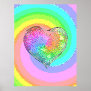 Affiche Rainbow Valentine