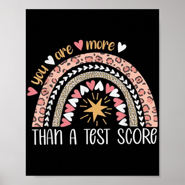 Affiche Rainbow Vous Êtes Plus Qu'Un Jour De Test Score (Devant)