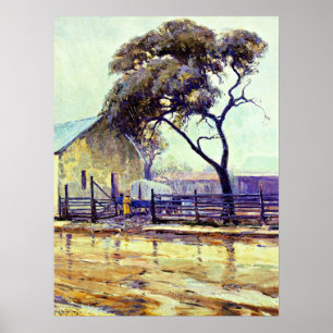 Affiche Rainy Day à Bandera par Julian Onderdonk