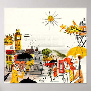 Affiche Rainy Day à Londres