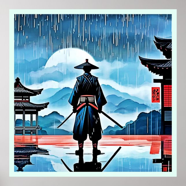 Affiche Rainy Samurai : Veillée silencieuse (Devant)