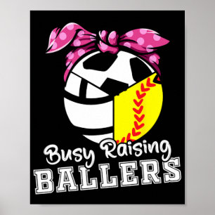 Affiche Raising Ballers - Drôle de football de balle molle