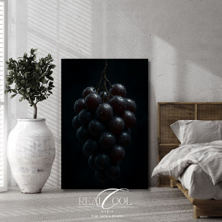 Affiche Raisins Cinématiques Hyper Réaliste Macro Nature M