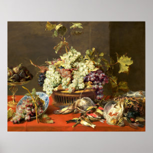 Affiche Raisins et jeu - Frans Snyders Art