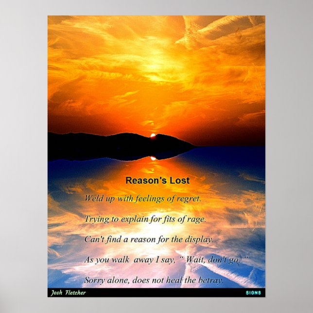 Affiche Raison perdue (Devant)