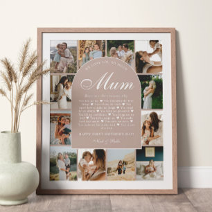 Affiche Raisons Rose Poussiéreux pour lesquelles on t'aime