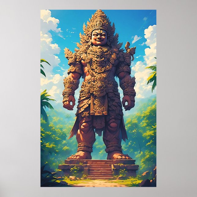 Affiche “Raksasa Nusantara” (Géant de l'Archipel) (Devant)