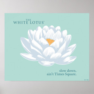 Affiche Ralentissez, Ain’t Times Carré - Le Lotus Blanc
