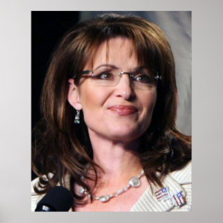 Affiche Rallye Sarah Palin Chambliss Taille colossale