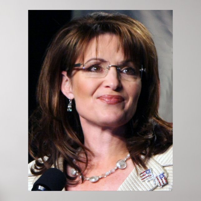Affiche Rallye Sarah Palin Chambliss Taille colossale (Devant)