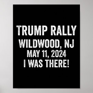Affiche Rallye Trump Wildwood Nj 11 mai