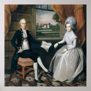Affiche Ralph Earl / Oliver et Abigail Ellsworth /