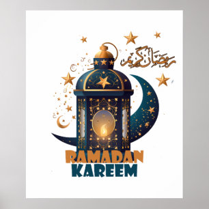 Affiche Ramadan Kareem Moubarak ramadan 2024