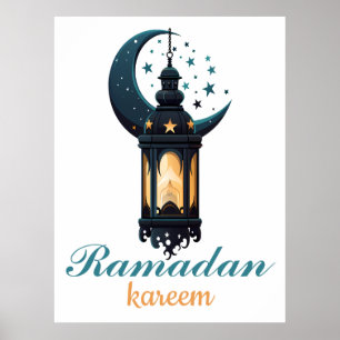 Affiche Ramadan Kareem Moubarak ramadan 2024