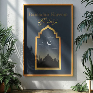 Affiche Ramadan Kareem Ramadan Moubarak