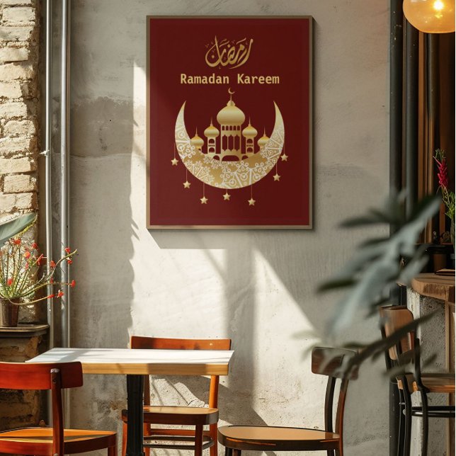 Affiche Ramadan Kareem Ramadan Moubarak (Créateur téléchargé)