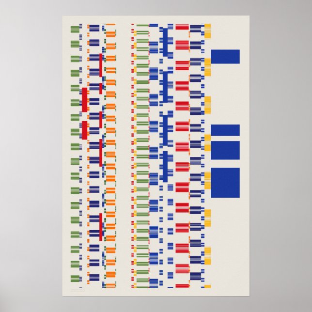 Affiche Ramanujan Numbers Pattern  (Devant)