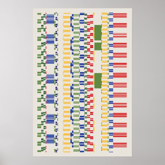 Affiche Ramanujan Numbers Pattern  (Devant)