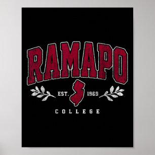 Affiche Ramapo Institut De Technologie Arc Rétro Pour Homm
