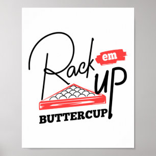 Affiche Ramassez-moi à Buttercup Pool Joueur Billard