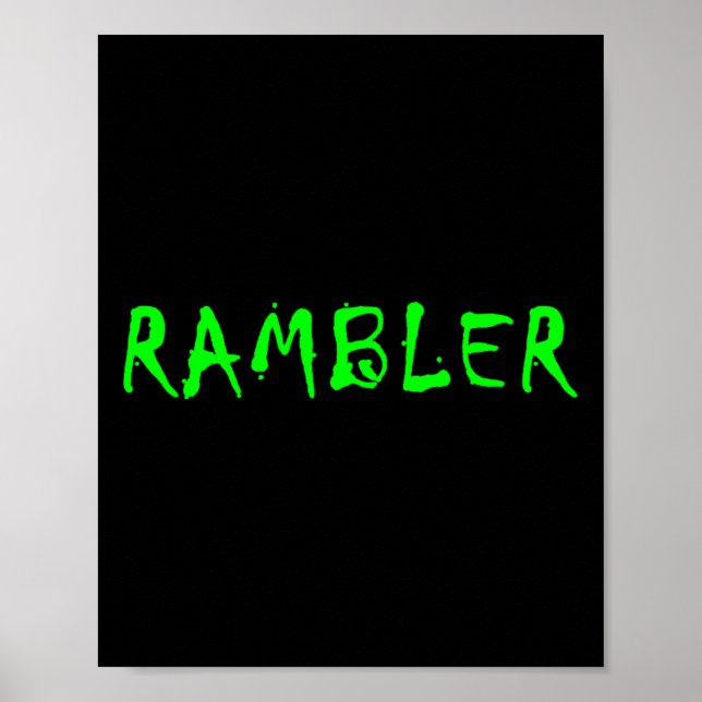 Affiche Rambler  (Devant)