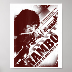 Affiche Rambo Premier Sang Partie Ii Vous Devez Devenir La