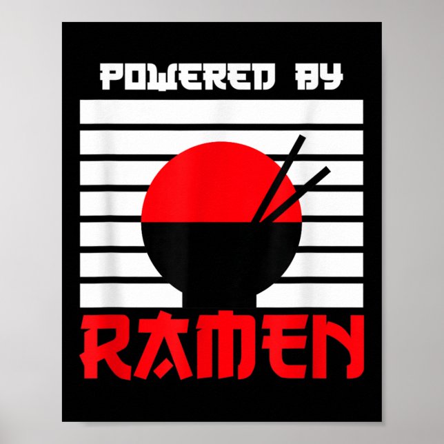 Affiche Ramen À L'Intérieur, Profitez Du Japonais Alimenté (Devant)