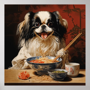 Affiche Ramen à manger chinois japonais