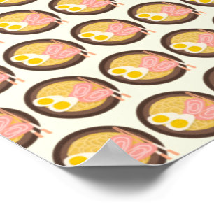 Affiche Ramen Nouilles Soupe Amoureux de la nourriture jap