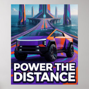 Affiche Ramener La Distance Ramassage Futuriste Pour Venti