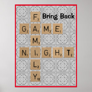 Affiche Ramenez la nuit du jeu de famille