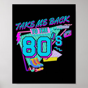Affiche Ramenez-Moi À Les 80s Rétro Vintage Costume Hallow