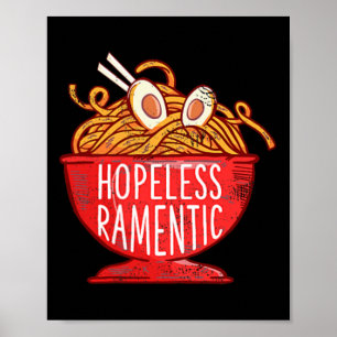 Affiche Ramento Japonais sans espoir nouilles de ramen Poc