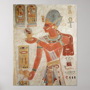 Affiche Ramesses III dans la robe de bataille